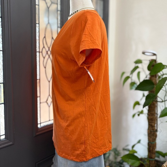 NWT Women’s Orange Happy Halloween Pumpkin Shirt | Size XXL - Picture 3 of 6